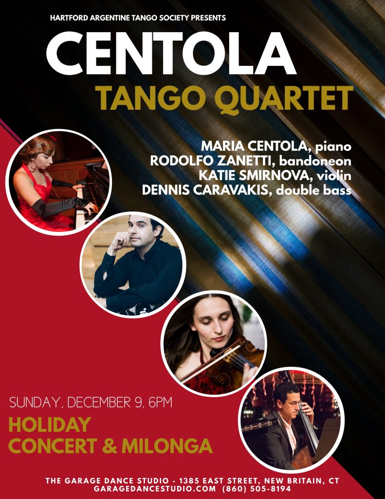 Centola Tango Quartet The Garage Dance Studio